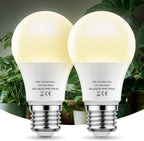 Grow Light Bulbs, LED Grow Light Bulb A19, Full Spectrum Light Bulb | Grow Bulb E26 Base, 11W Plant Light Bulbs 100W Equivalent, Grow Light Bulb for Indoor Plants, Flowers, Greenhouse, 2 Pack