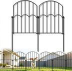 gotgelif 25 panels decorative arched garden fence, 17''x27, main product view