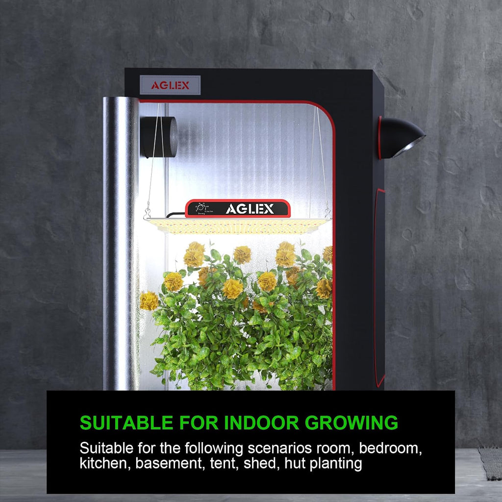 K2000 LED Grow Light, Grow Light with Daisy Chain & Dimmable, Full Spectrum Plant Grow Lights for Hydroponic Indoor Plants Seeding