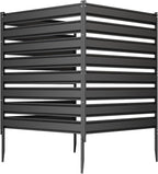 42" h x 39" w (3 panels) no-dig shown in use