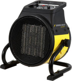 dura heat euh1465 electric forced air heater with shown in use