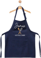 Personalized Kids Apron, Custom Little Chef with Name, Youth Apron with Name, Cooking and Baking Gift for Children, Custom Name Children Cooking Class Bib, Toddler Chef Outfit with Custom Name