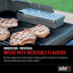 Weber® Premium Universal Smoker Box, Stainless Steel