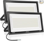 600W 2pack LED Stadium Flood Lights ,(3050W Equivalent)67500LM Super Bright LED Arena Outdoor Lights,100-277V IP66 Waterproof 5000K Daylight White Commercial Lighting for Sports Fields and Counts