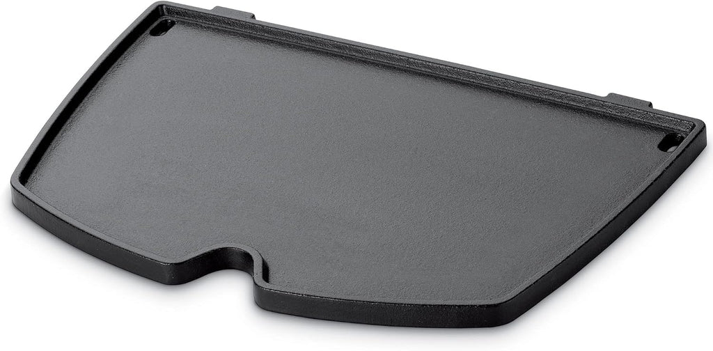 Weber® Q Griddle for Q 100/1000 Series | Porcelain‑Enameled Cast‑Iron Griddle, Superior Heat Retention, Easy‑Clean Surface, No‑Spill Rim, Grill Accessory