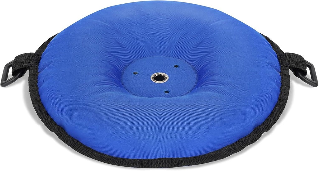 Buzzlett Weighted Sand Bag Boat Base for Bird Deterrent Systems, 5 lbs | Compatible with Bird B Gone/Bird Barrier Long Legs Bird Deterrent, for Boats & Docks, Weatherproof Blue Canvas