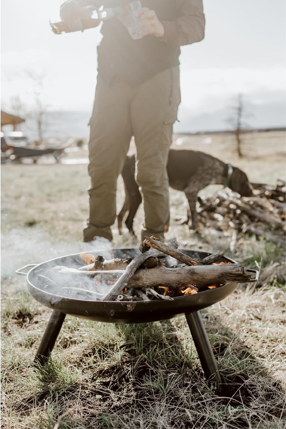 gasone 23 in outdoor– wood burning fire pit, package contents