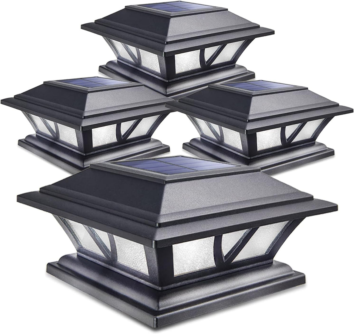 siedinlar solar post lights outdoor 2 modes led, main product view
