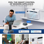 rovsun 8000 btu inverter window air conditioner with showing dimensions