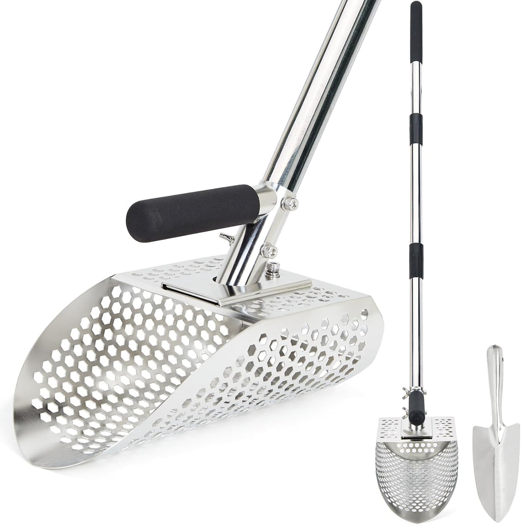 sand scoop for metal detecting, stainless steel metal, main product view