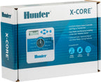 Hunter X-Core XC400i Indoor Sprinkler Timer, 4 Zone Irrigation Controller | Indoor 4 station irrigation controller with easy programming, manual controls, seasonal adjust, and standard dial operation