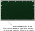 sunnyglade 6 ft x 50 ft privacy screen, close-up detail