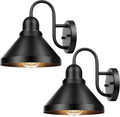 brightever gooseneck outdoor light fixtures, 2-pack farmhouse barn, main product view