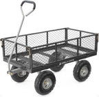 gorilla carts steel utility cart, 800 lb capacity, main product view
