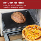 Pizza Steel Baking Steel, 16 x 13.4 Inch Heavy Duty Carbon Steel Pizza Baking Plate, 20X Faster Heating for Crispy Pizza Crust & Artisan Bread, Ideal for Oven Grill Home & Commercial Use