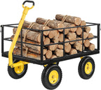 vevor steel garden cart, 1400 lbs heavy duty, main product view