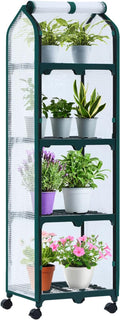 ohuhu mini greenhouse for indoor outdoor, small plastic, main product view