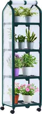 ohuhu mini greenhouse for indoor outdoor, small plastic, main product view