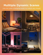 govee smart light bulbs, a19 color changing light, package contents