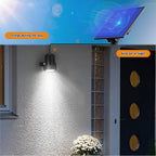APONUO Solar Spot Lights Outdoor 6-in-1 Solar Landscape Lights Dusk to Dawn Solar Uplights IP65 Waterproof 9.8ft Cable Outdoor Spot Lights for Yard Pathway Garden Tree Decoration (Cool White)