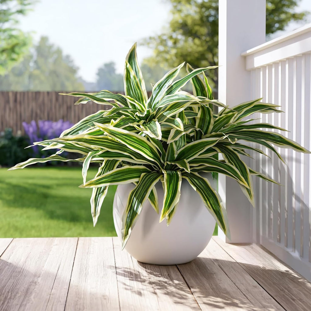 artificial greenery stems dracaena faux branches artificial plants, main product view