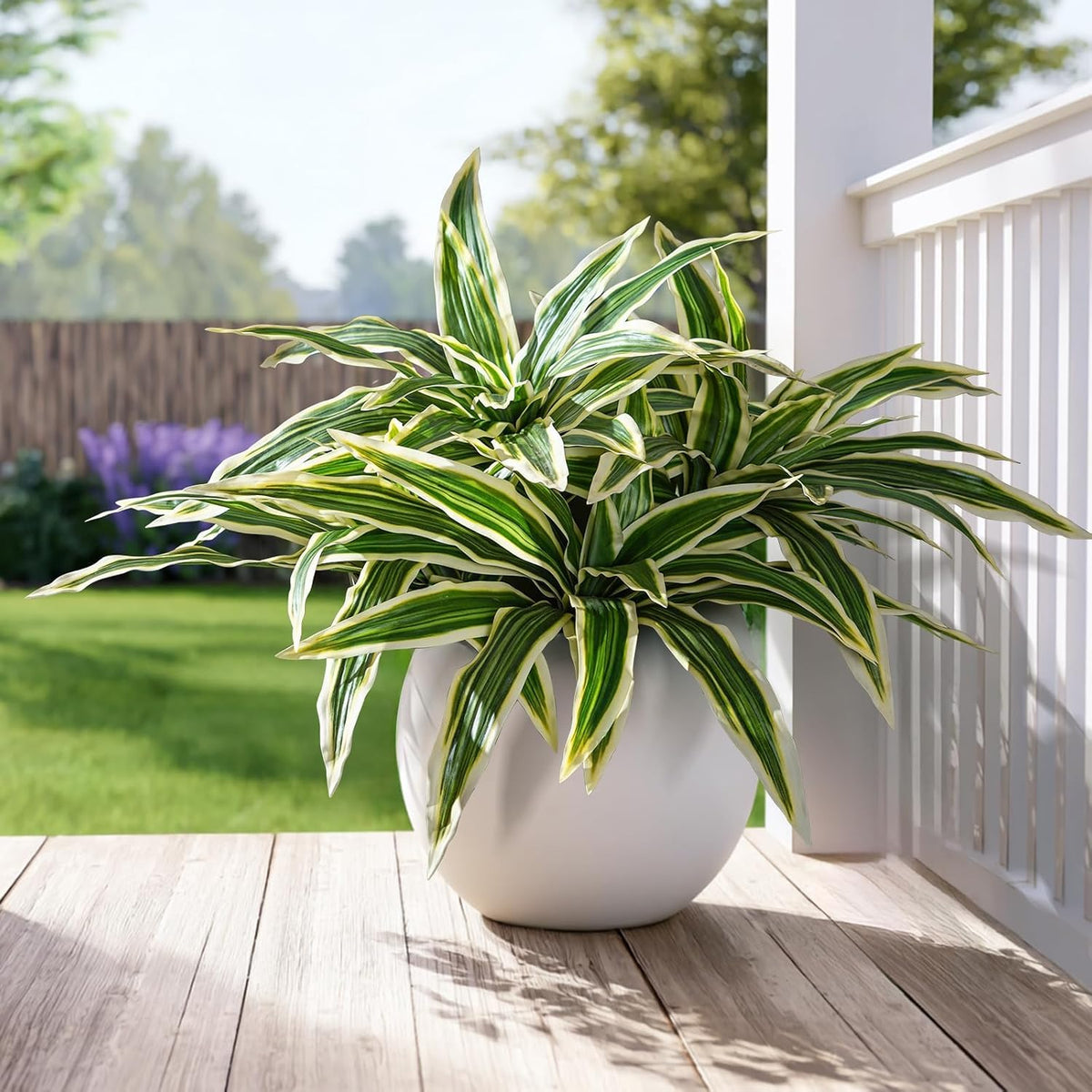 artificial greenery stems dracaena faux branches artificial plants, main product view