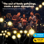 4 Pack Solar Firefly Lights Outdoor, 8 Mode Adjustable Height Swaying, IP65 | Firefly solar lights, solar garden lights, IP65 waterproof, auto dusk-to-dawn, zero-wire, pathway garden landscape