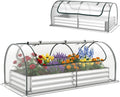 giantexuk raised garden bed with greenhouse, 2 in, main product view
