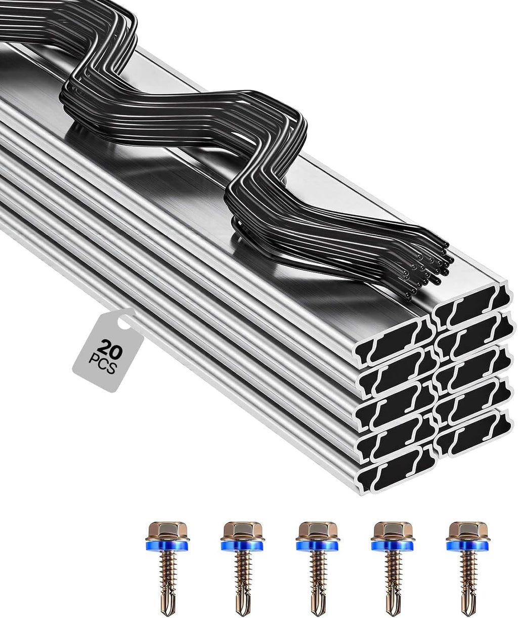 vevor greenhouse spring wire and lock channel, 20, main product view