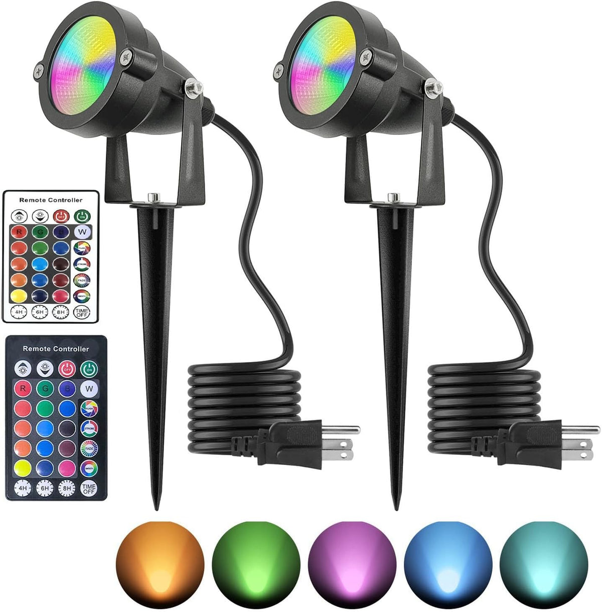 christmas spotlight 10w led color changing outdoor hallowmas, main product view