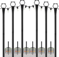 string light poles for outside, 10ft light poles, main product view