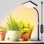 2026 Tabletop Grow Lights for Indoor Plants, Seed Starting, Bonsai, 4/8/12/16/20H Timer, 25 Watt Power Draw, Bright Enough Like A Small Sun, Daisy Chain Function, 16"-24" Height Adjustable