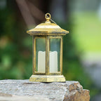Solar Lantern Outdoor, Outdoor Hanging Candle Lanterns LED Lights - PVC Waterproof Solar Lights Decorative Lantern Lights for Table,Outdoor,Party…