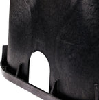 Rectangular Jumbo Valve Box and Cover, 15 in. x 22 in., 12 in. Height, Irrigation Control Valve Lettering, Black Box with Green Overlapping Cover