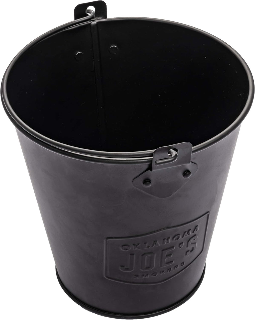 Oklahoma Joe's 5279338P04 Stainless Steel Offset Smoker Charcoal Firebox Basket, Silver & 9518545P06 Drip Bucket, Black & Highland Offset Smoker Cover, Black