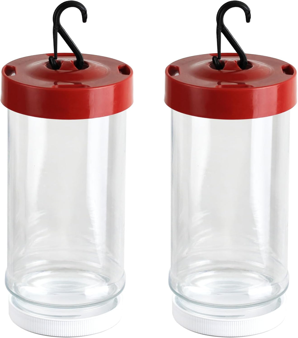 Replacement First Nature 16oz Plastic Bottle/Jar for Hummingbird Feeder #3051 (2) | Firsty Nature #3051 Compatible