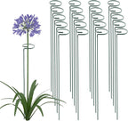 36 Inch 20 Packs Plant Support Stake Garden Single stemmed Plant Support Hoops Plant Prop for Flowers Orchid Tomatoes Peony Lily Rose Gladiolus (36 inch)