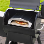 Stanbroil Pellet Grill Pizza Oven Attachment for Traeger, Pit Boss & More | Fits 60+ Pellet Grill Models, Adjustable Support Brackets, Heat-Capturing Extension for Faster Heating, 13" Pizza Stone
