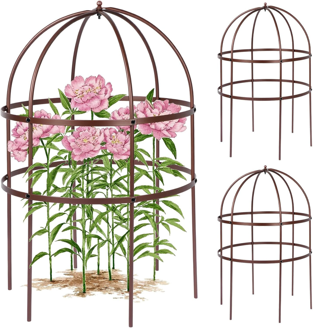 jardin bird cage plant support 24" h large, main product view