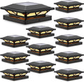 siedinlar solar post cap lights outdoor 2 modes, main product view