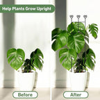 32in Large Indoor Plant Trellis for Climbing Plants, Expandable Metal Garden Trellis for Potted Plants, Tall Plant Supports for Ivy Pothos Hoya Monstera, 4p
