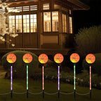 Battery Powered Garden Sports Ball Theme Party Stake Lights Basketball LED Landscape Path Lights Indoor/Outdoor Christmas Festival Home Patio Decoration Lamps