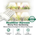 3 Grow Bulbs Compatible with AeroGarden Miracle-GRO B Part # 970904-0200,100340 & Models AeroGarden 3, 3SL, 3 Elite, 6, 7, Chef in A Box, Chef in A Box Elite (3 Pack) -by Think Crucial