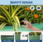 Garvee 2 Pack Galvanized Raised Garden Beds - 4x2x2ft Planter Box for Vegetables, Flowers, Rust-Resistant Garden Box, Easy Assembly Raised Beds, Durable Planters for Outdoor Plants, Green
