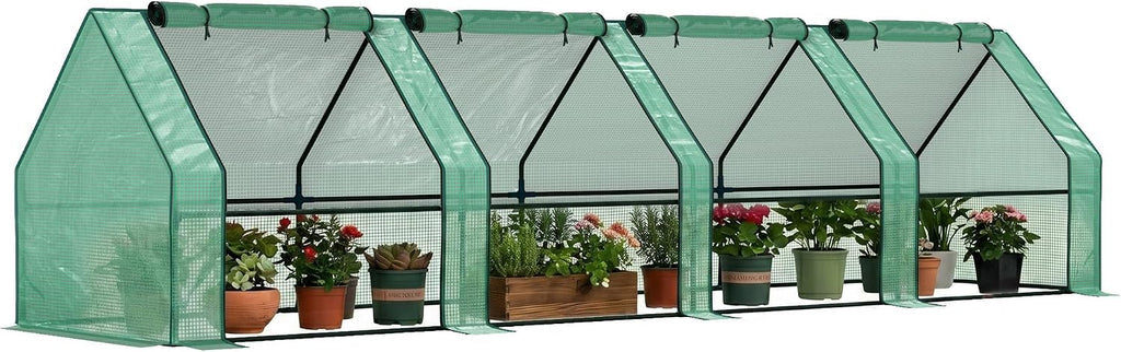 outsunny 12' x 3' x 3' mini greenhouse, main product view