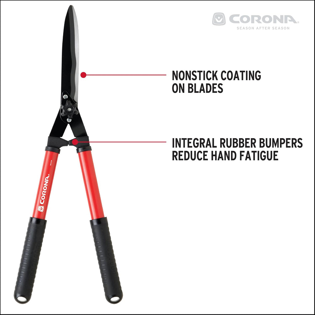 Corona Tools HS11109 Yard Essentials Hedge Shears, 8 in Blades, 11-1/4 in. Handles