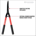 Corona Tools HS11109 Yard Essentials Hedge Shears, 8 in Blades, 11-1/4 in. Handles