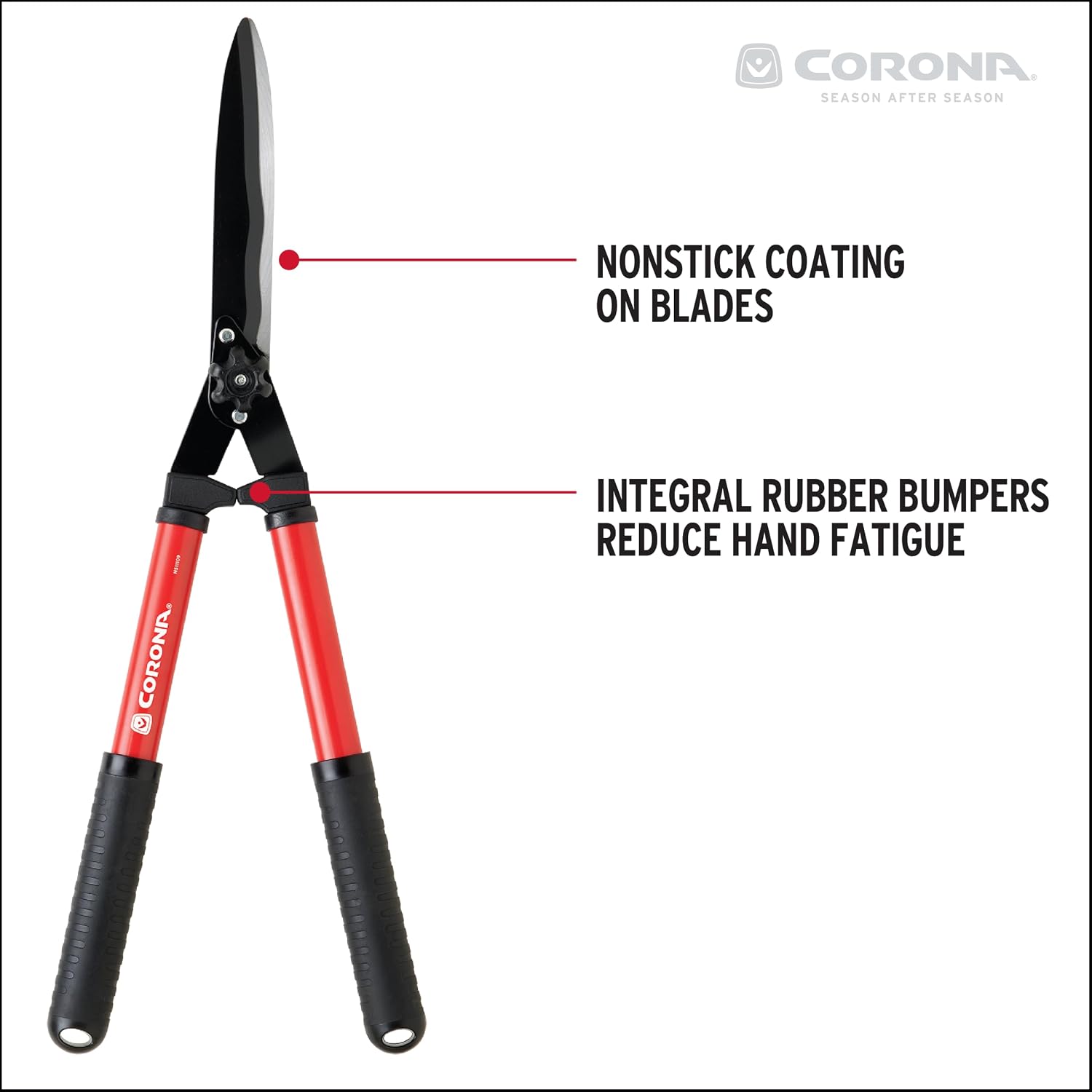 Corona Tools HS11109 Yard Essentials Hedge Shears, 8 in Blades, 11-1/4 in. Handles