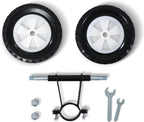 Hammock Wheel Kit for Hammock Stand, Weather Resistant Portable Universal Stand Wheel for Outdoor Use, Black