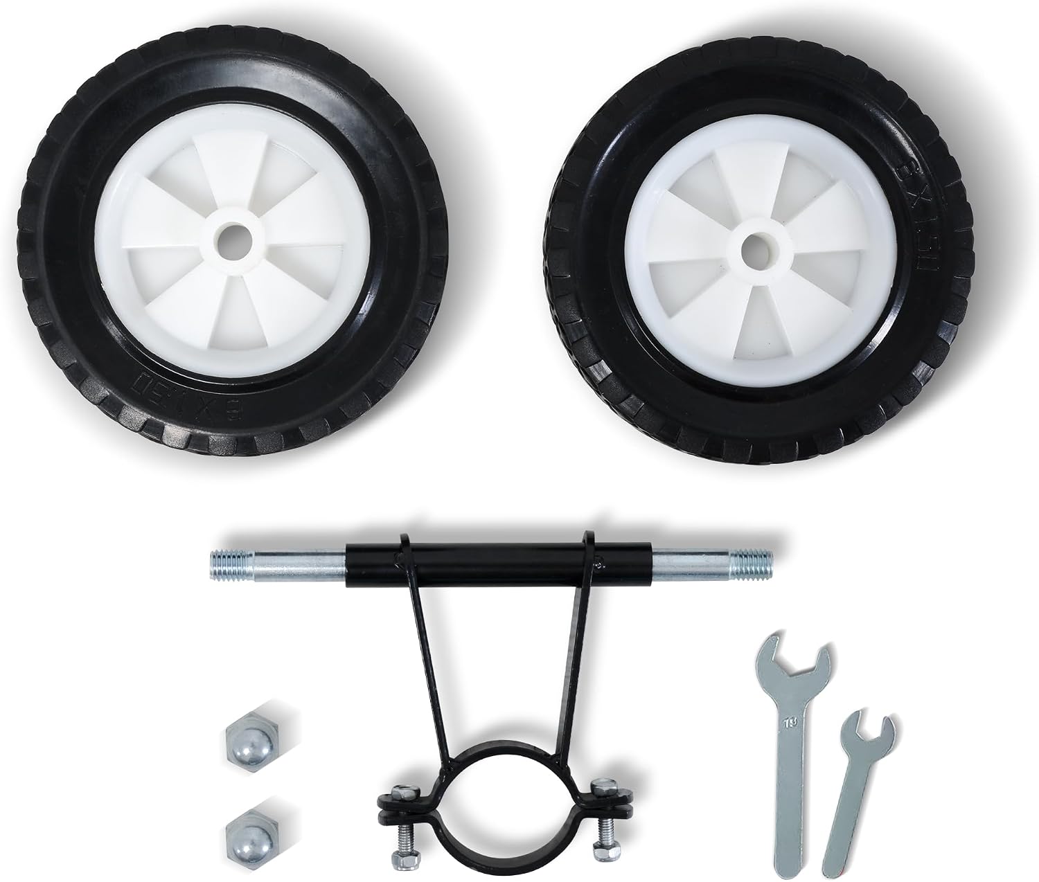 Hammock Wheel Kit for Hammock Stand, Weather Resistant Portable Universal Stand Wheel for Outdoor Use, Black